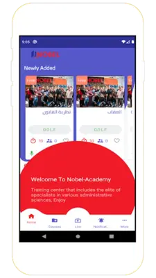 Nobel Education Center android App screenshot 3